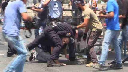 Violencia en las protestas contra los detectores de metales en Al Aqsa