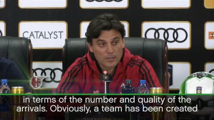 Milan transfer activity 'sensational' - Montella