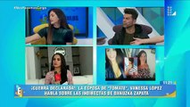 Así se puso Jazmín Pinedo en vivo cuando su producción no le hizo caso