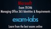 70 346 Microsoft Certification Exam Questions and Answers | www.exam-labs.com