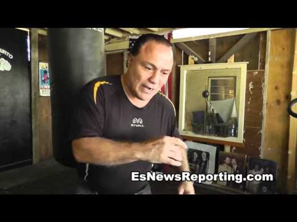How Ali Use To Box in sparring