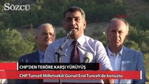 CHP Tunceli Milletvekili Gürsel Erol, Tunceli'de konuştu