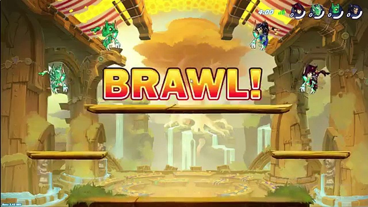 Brawlhalla 1 - Minha primeira partida tomei uma surra
