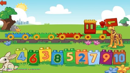 Download Video: Et enfants les couleurs comte pour Apprendre nombres à Il Entrainer les trains vidéo LEGO 10847 k