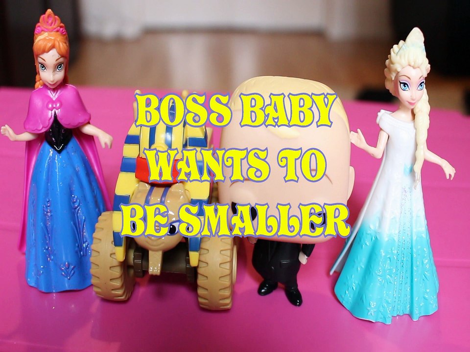 BOSS BABY WANTS TO BE SMALLER PRINCESS ANNA ELSA SPHINX TRUCK BLAZE & MONSTER MACHINES Toys BABY Videos , DREAMWORKS, FR