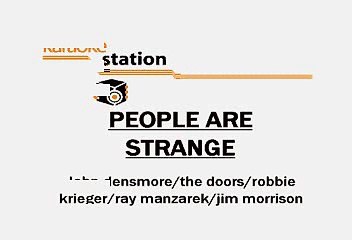 The Doors - People are strange (Karaoke)
