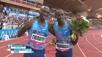 Athlétisme - Meeting Herculis - Meilleure perf mondiale de la saison pour Manangoi sur 1500m
