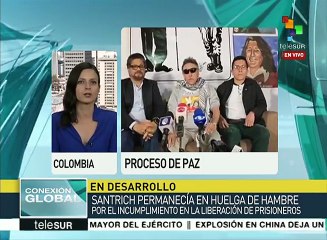 Colombia: Santrich, dirigente de las FARC levanta huelga de hambre