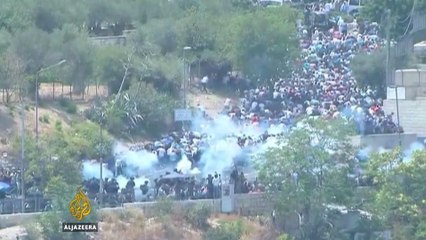 Three Palestinians killed as protests rage over al-Aqsa