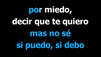 Una vieja cancion de amor  - Los pasteles verdes -  Karaoke -  Letra