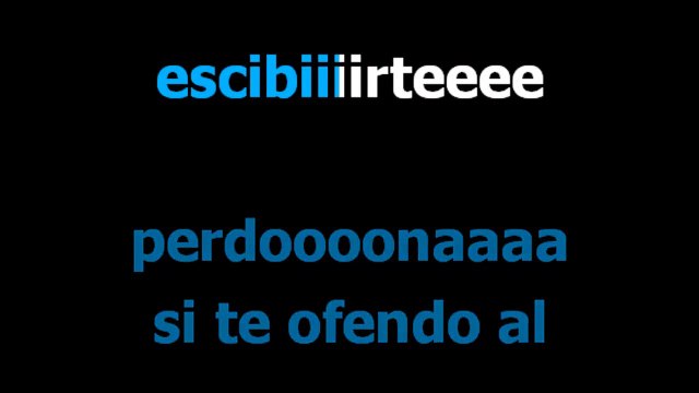 Una carta - Los terricolas - Karaoke - Letra