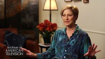 Edie Falco on filming the fight scene in The Sopranos season 4 finale EMMYTVLEGENDS.ORG