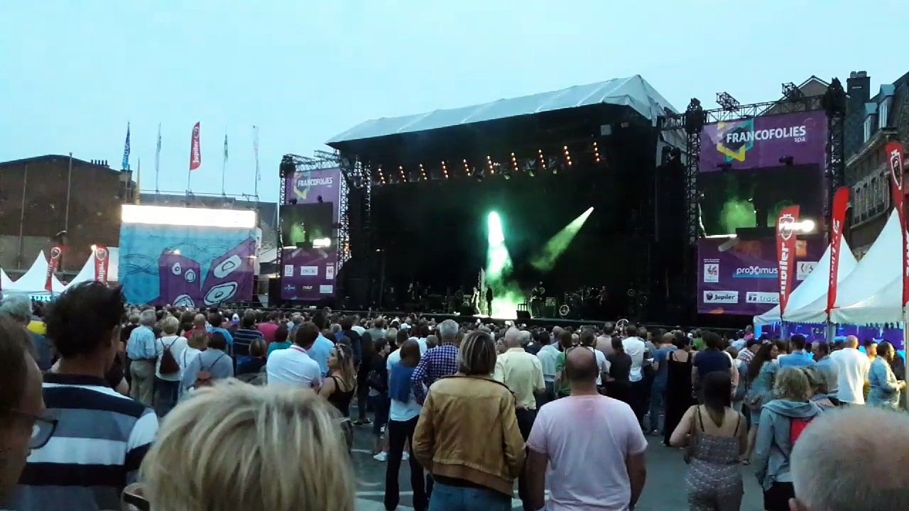 Renaud aux Francofolies de Spa