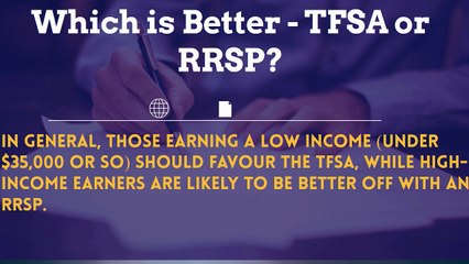 TFSA vs RRSP