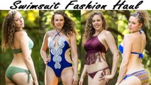 ASMR Ear Massage, Binaural Whisper | 2017 Summer Swimsuit Fashion Haul & Try On
