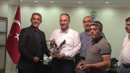 15 Temmuz Gazisinin Başkan Saygılı'yı Ziyareti