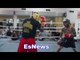 Raushee Warren Drops Sparring Partner - Fights on Broner vs Garcia Card EsNews Boxing