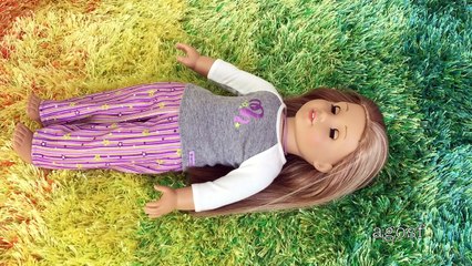American Girl Doll McKenna Back To School Evening Routine ~ Gymnastics Room