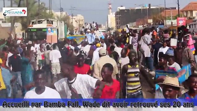 VIDEO - Accueilli par Bamba Fall, Wade dit avoir retrouvé ses 20 ans