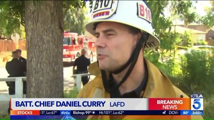 3 Adults, 1 Teen Injured After Hard Helicopter Landing on Residential Street in LA