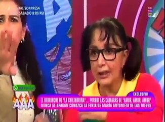 La Chilindrina perdió los papeles tras entrevista con AAA