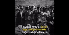 14 Mayıs 1948'de İsrail, işgal ettiği Filistin toprakları