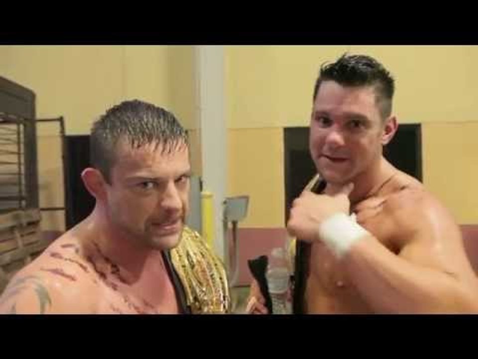 Exclusive:  The Wolves After The 30 Minute Iron Man Match Against the Dirty Heels