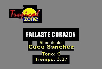Fallaste Corazon - Cuco Sanchez (Karaoke)