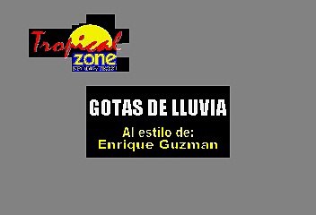 Gotas de lluvia - Enrique Guzman (Karaoke)