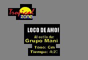 Grupo Mania - Loco De Amor (Karaoke)