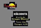 Grupo Mania - Niña Bonita (Karaoke)