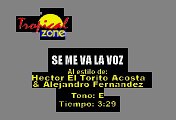 Héctor Acosta El Torito - & Alejandro Fernández - Se Me Va La Voz (Karaoke)
