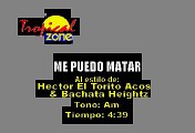 Héctor Acosta El Torito - & Bachata Heightz - Me Puedo Matar (Karaoke)