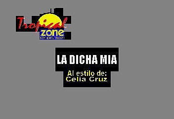La dicha mia - Celia Cruz (Karaoke)