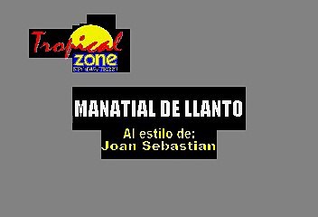 Manantial de llanto - Joan Sebastian (Karaoke)
