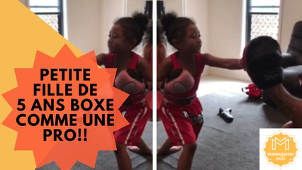 Petite Fille de 5 ans Boxe comme une Pro!!