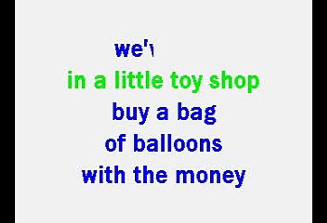 Nena - 99 red ballons (Karaoke)