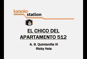 Selena - El chico del apartamento 512 (Karaoke con voz guia)