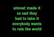 Tears for Fears - Everybody wants to rule the world (Karaoke)