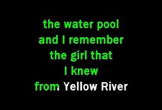 The Christies - Yellow river (Karaoke)