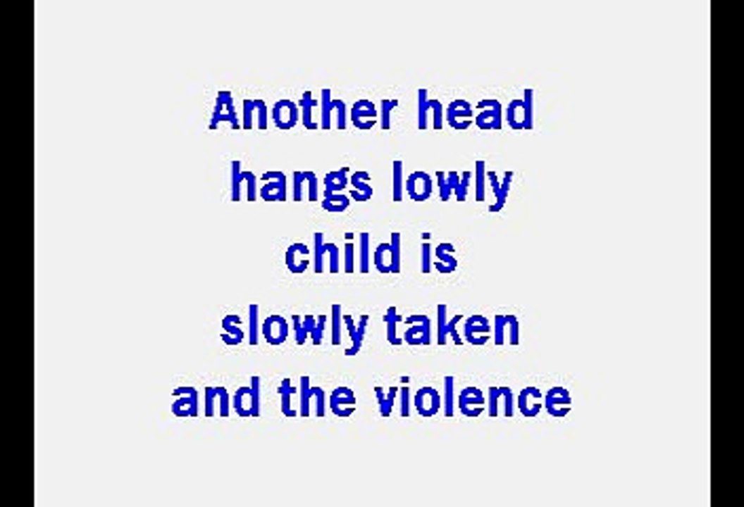 The Cranberries - Zombie (Karaoke)