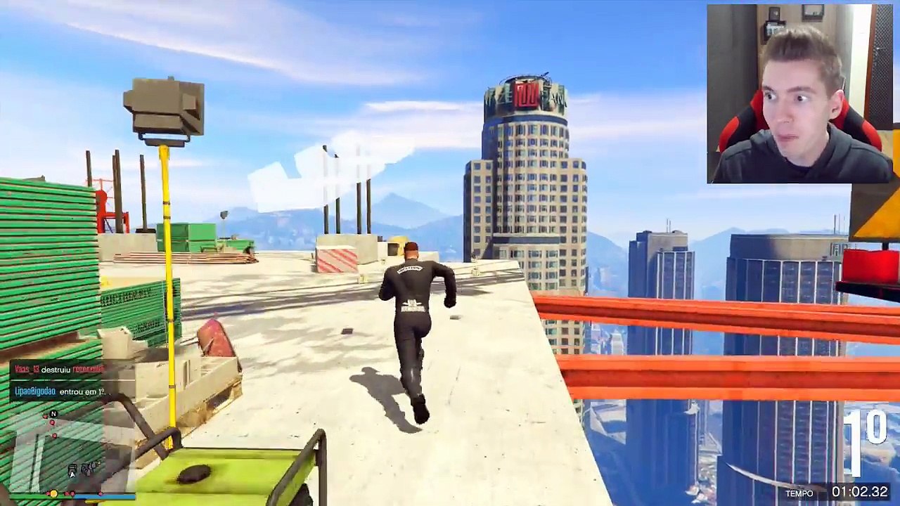 GTA V Online: O PARKOUR mais PERIGOSO!!! - MAZE BANK