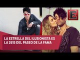 Criss Angel recibe estrella en Hollywood y Belinda no asiste