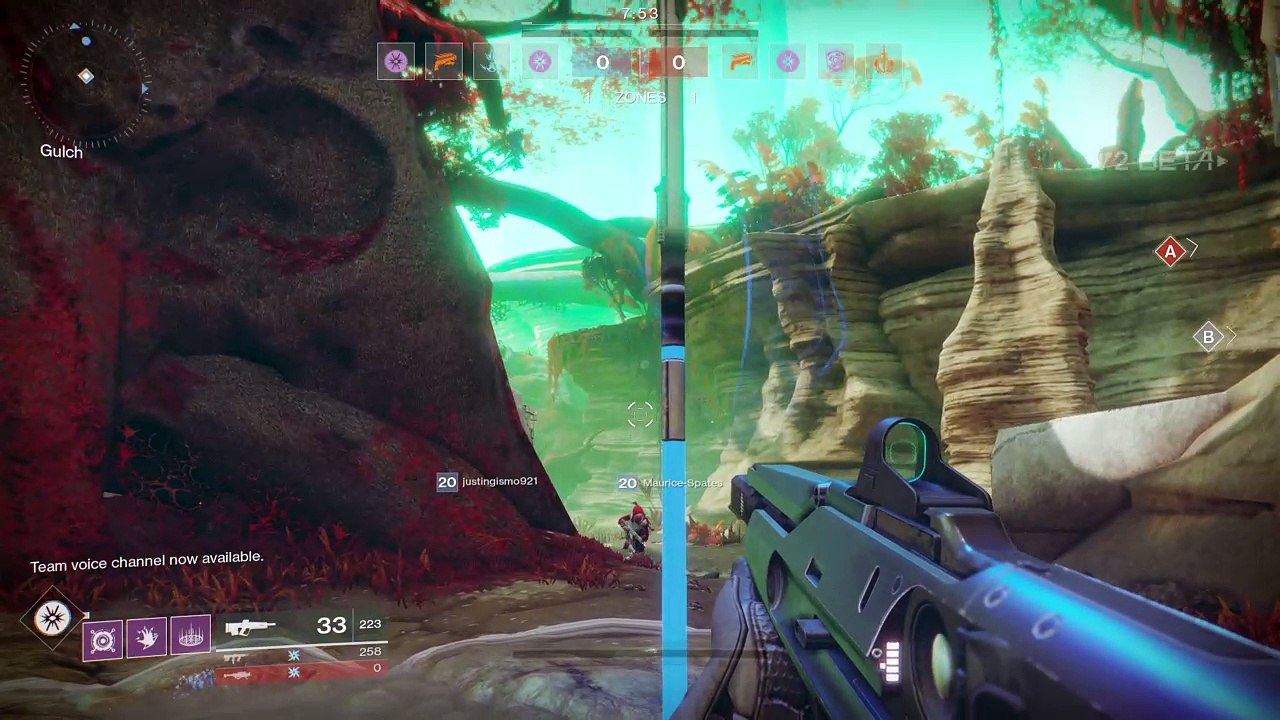 Destiny 2 Beta first game of crucible