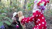 American Girl Bitty Baby Doll Plays Hide and Seek W Baby Clown in the Woods Play Doh Girl