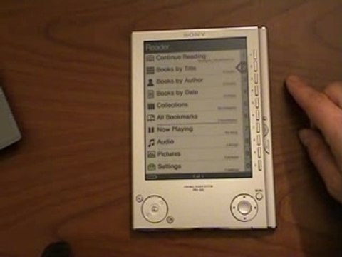 Test du Sony Reader PRS-505