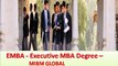 EMBA - Executive MBA Degree for MIBM GLOBAL