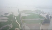 Aerial Footage Shows South Island Flooding