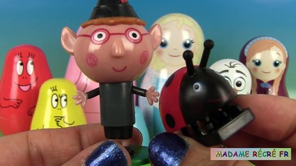 Download Video: Poupées Gigognes Russes Barbapapa Reine des neiges Nesting dolls Figurines Ben & Holly