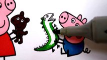 Actividades arte globos libro para colorear familia divertido Niños páginas cerdo real Peppa peppa